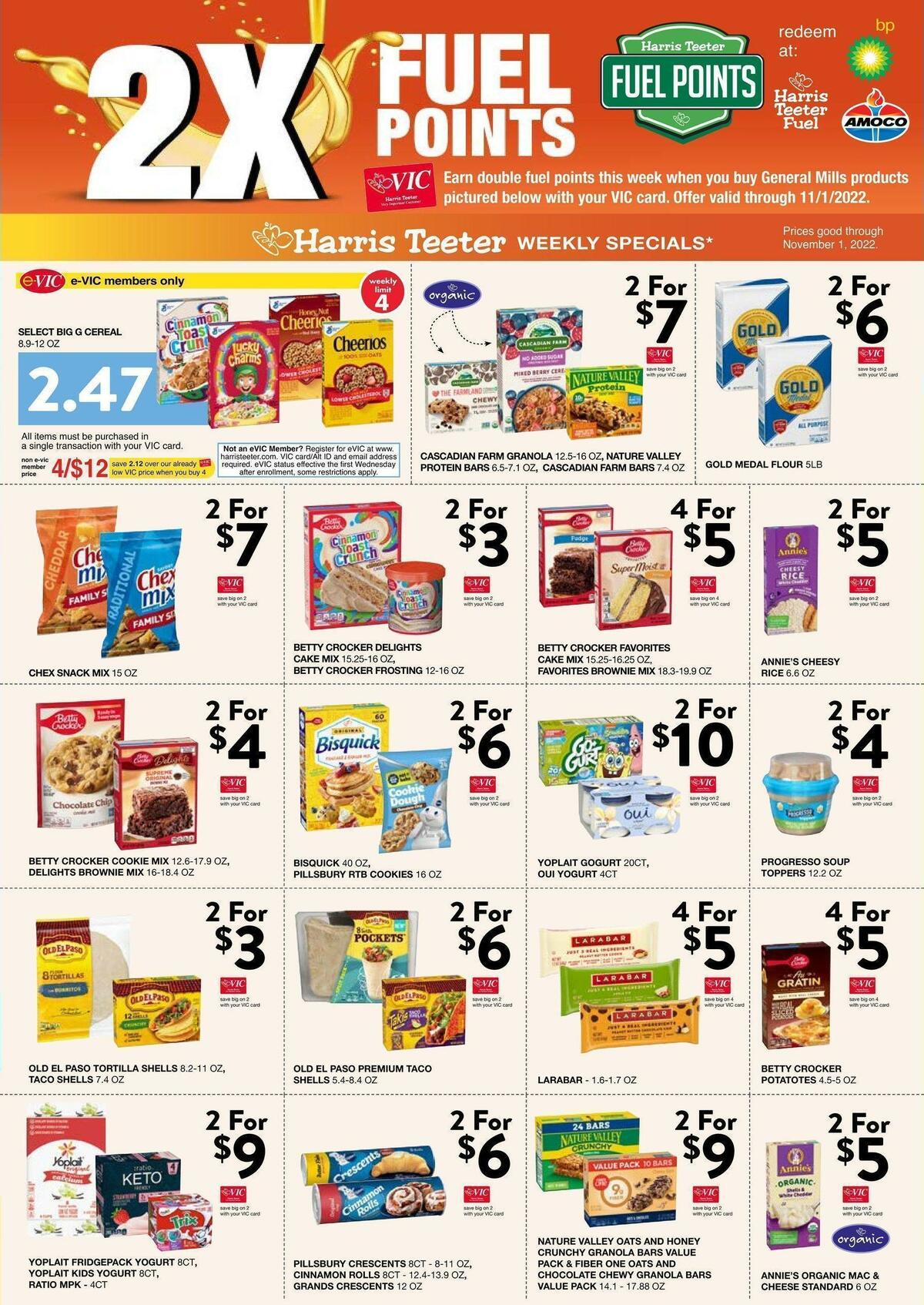 Harris Teeter Weekly Ad from October 26