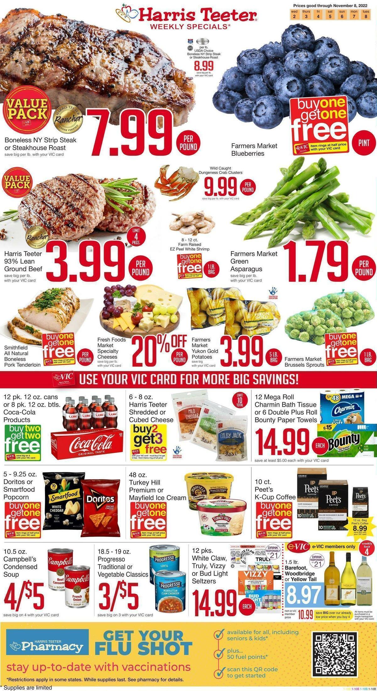 Harris Teeter Weekly Ad from November 2