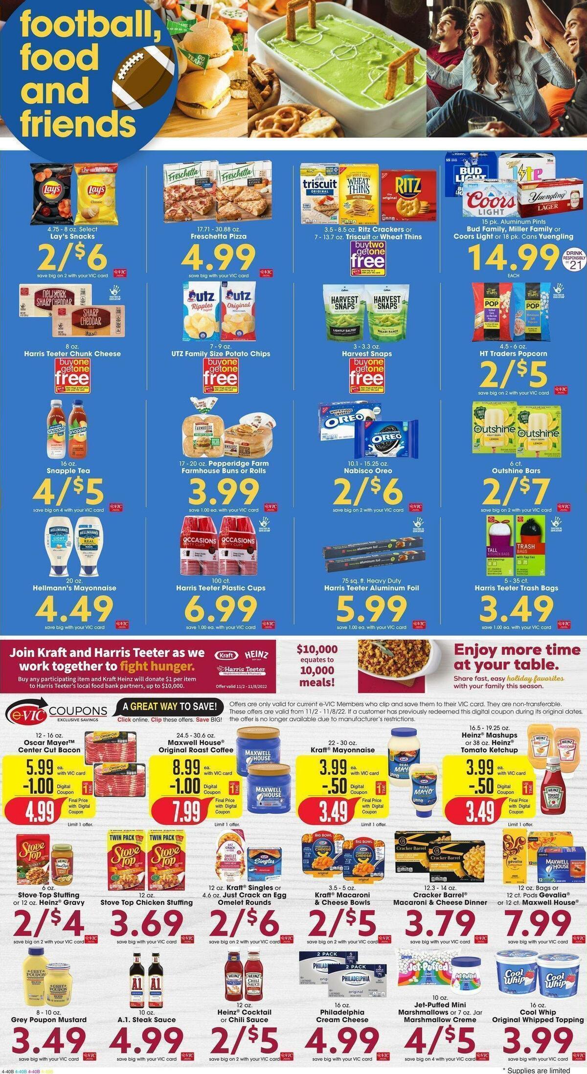 Harris Teeter Weekly Ad from November 2