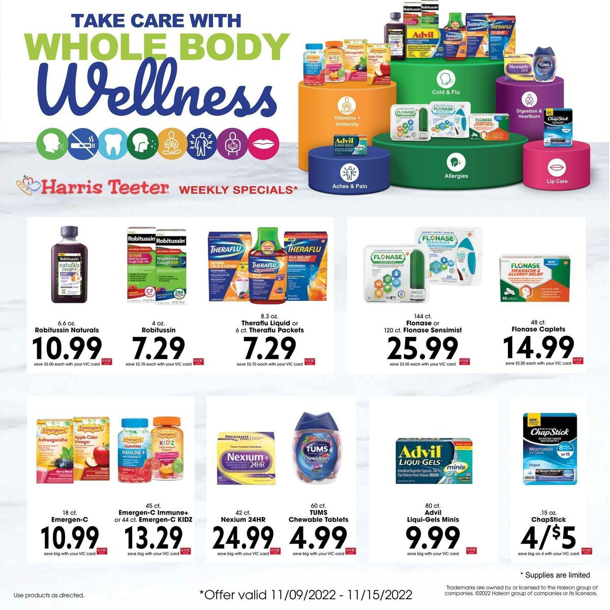 Harris Teeter Weekly Ad from November 9