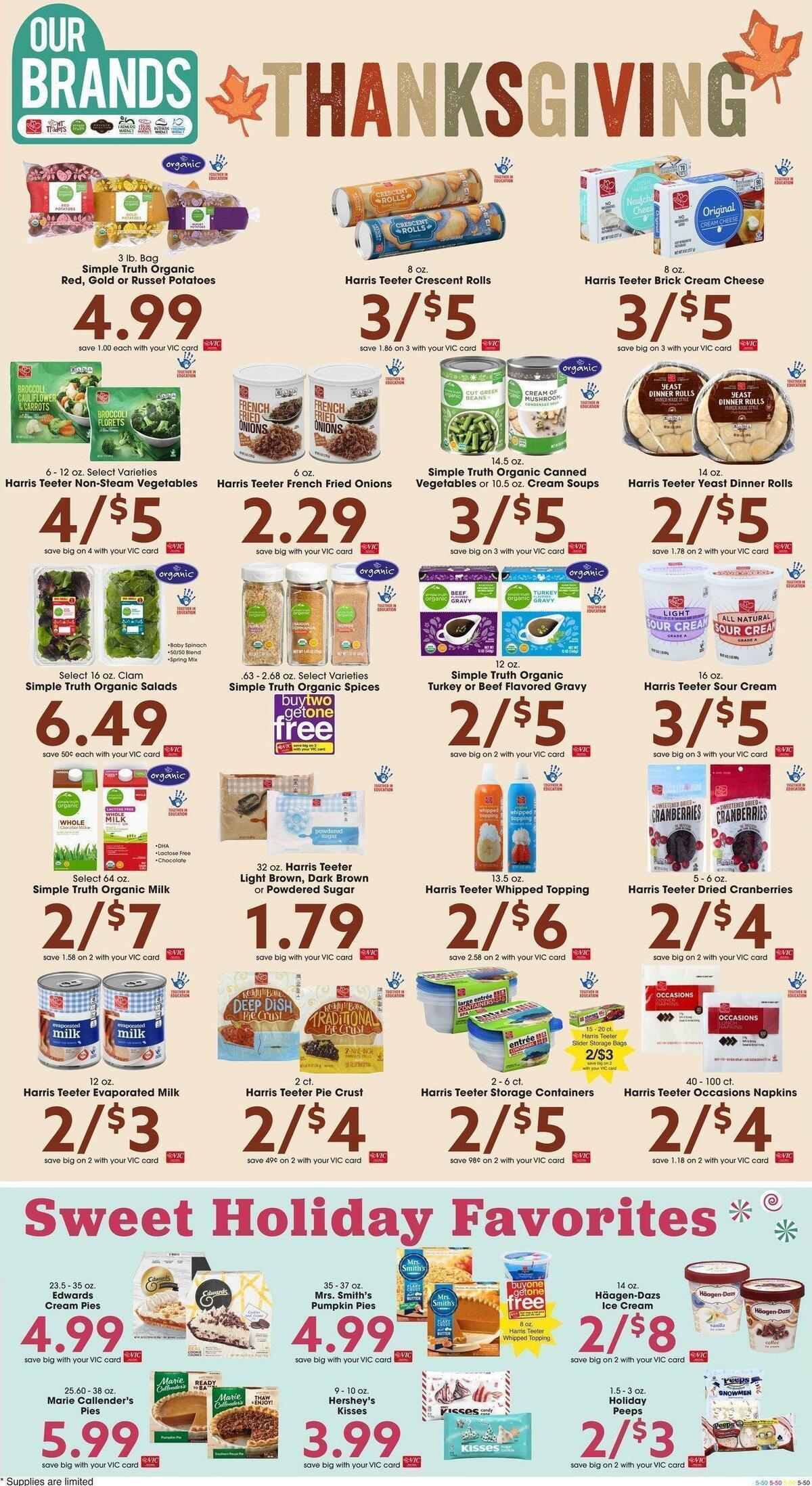Harris Teeter Weekly Ad from November 9