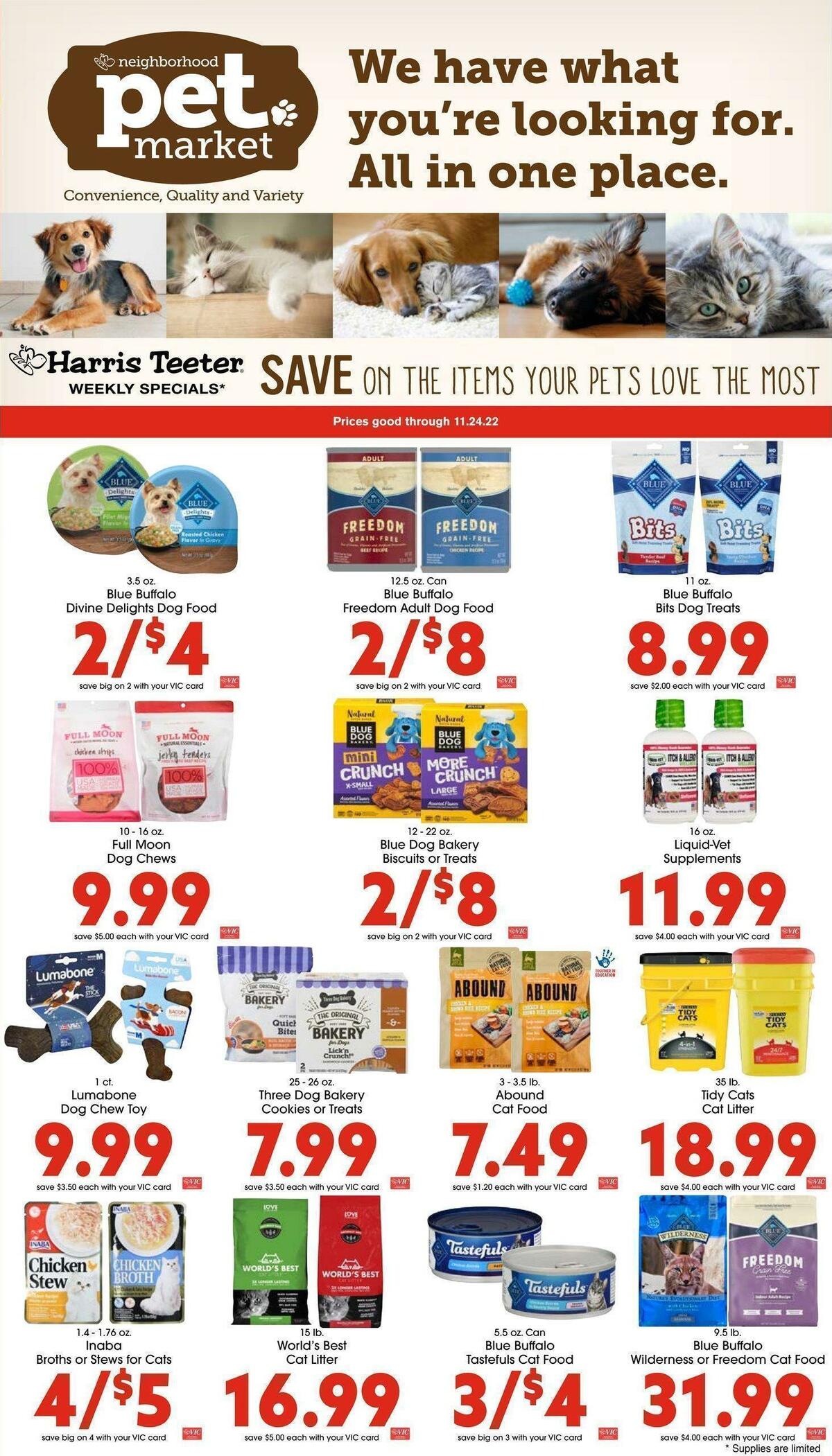 Harris Teeter Weekly Ad from November 16