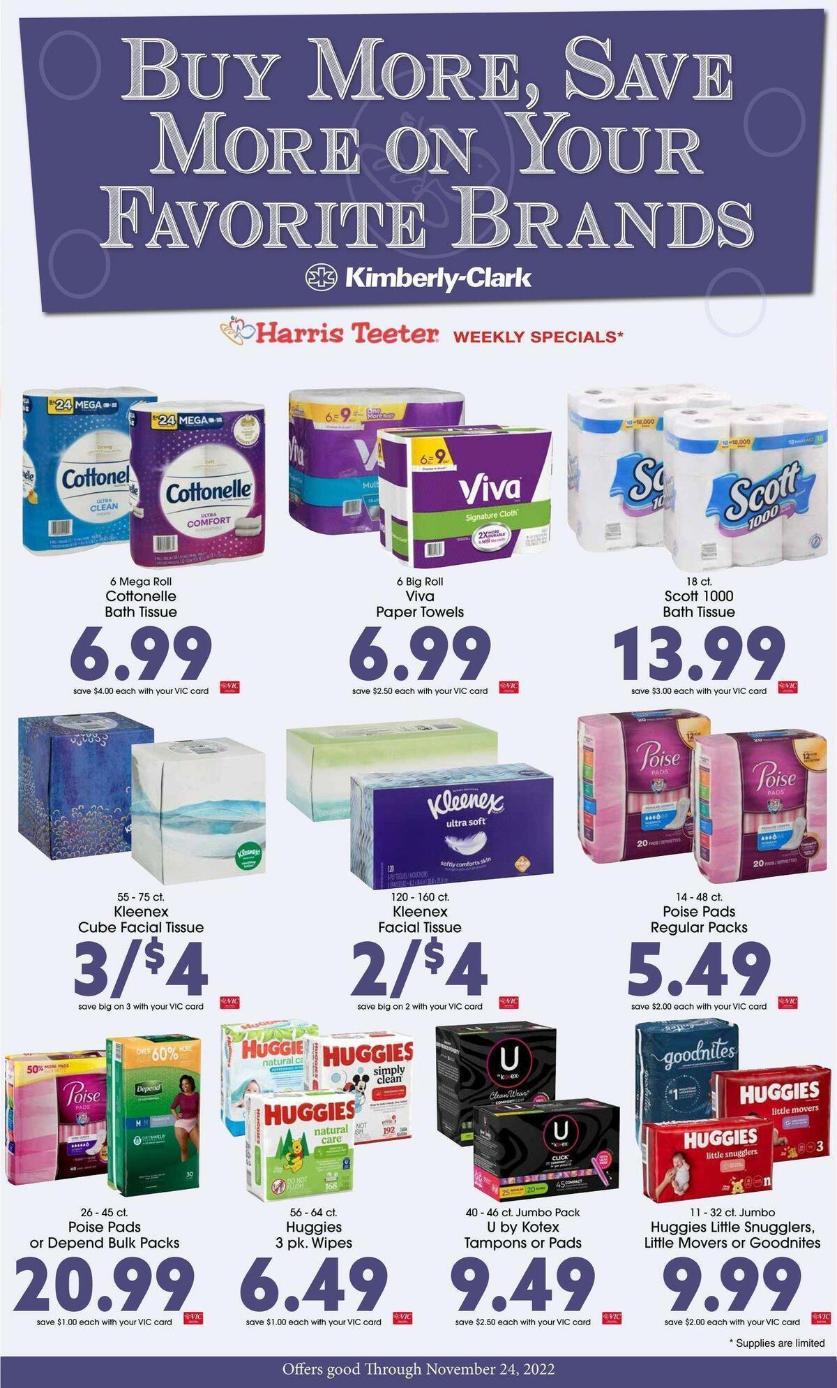Harris Teeter Weekly Ad from November 16