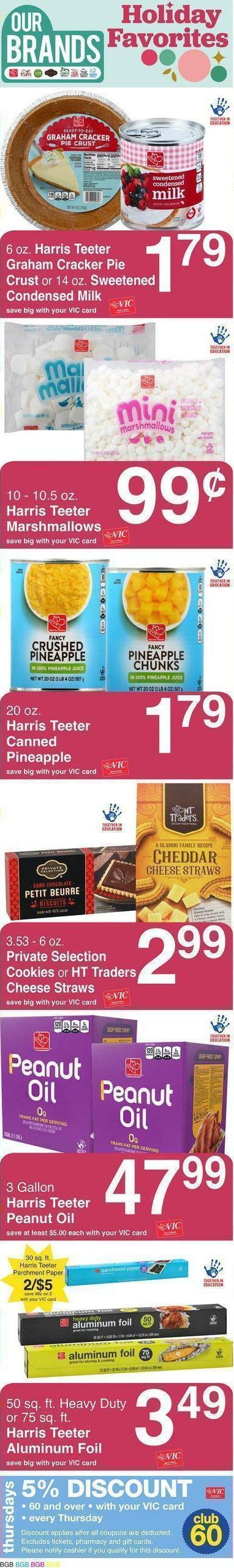 Harris Teeter Weekly Ad from November 16