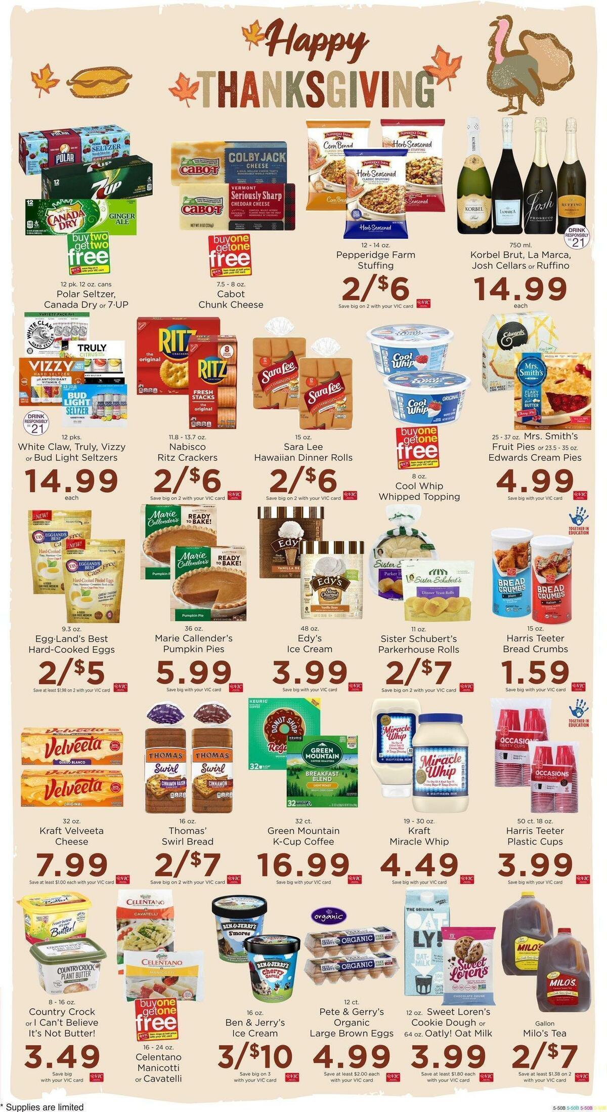Harris Teeter Weekly Ad from November 16