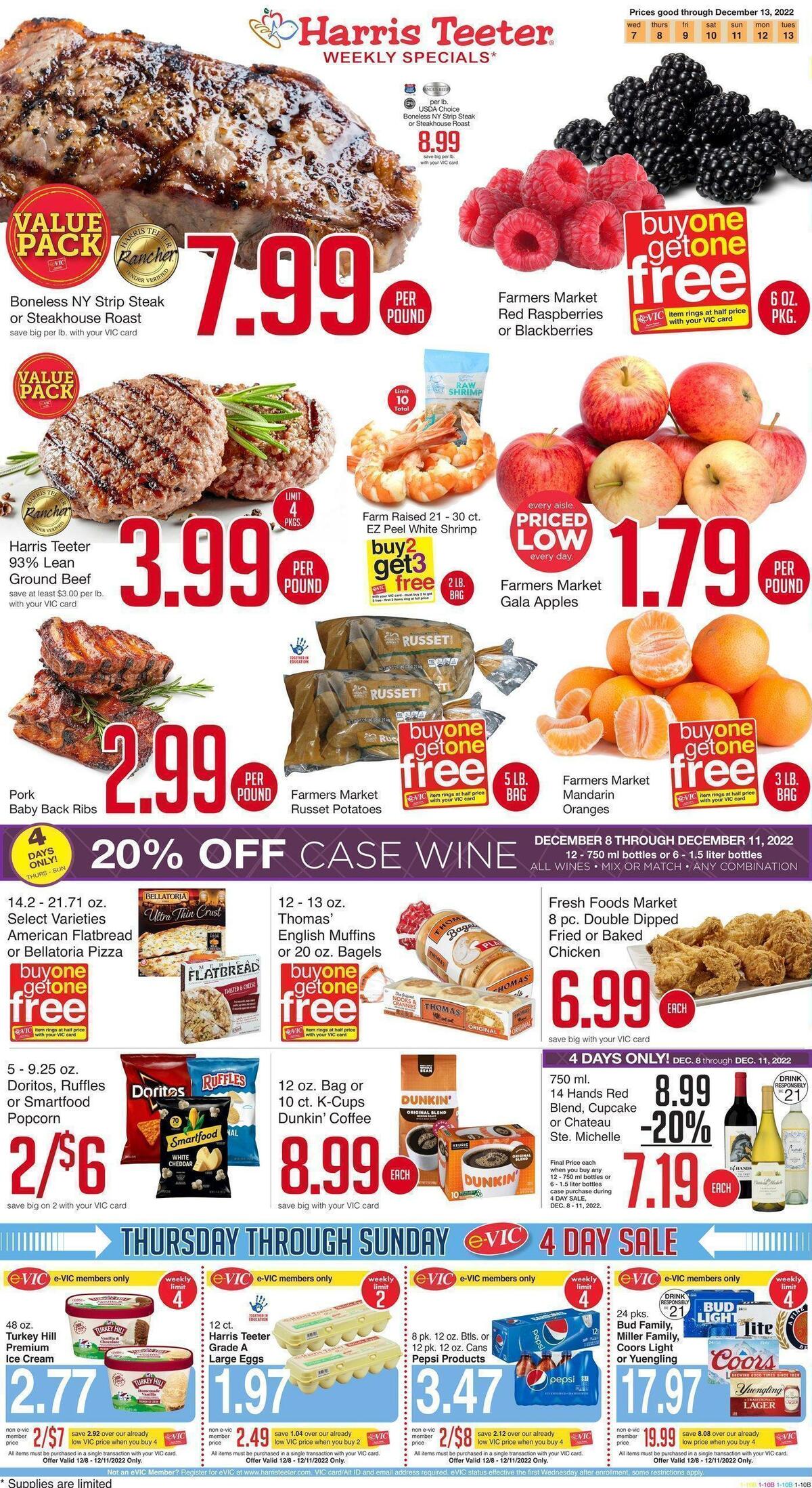Harris Teeter Weekly Ad from December 7