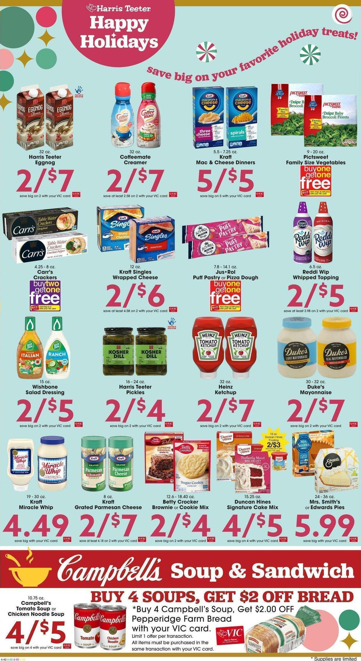 Harris Teeter Weekly Ad from December 7