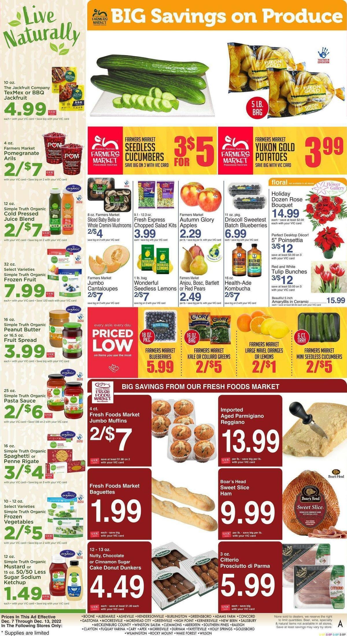 Harris Teeter Weekly Ad from December 7