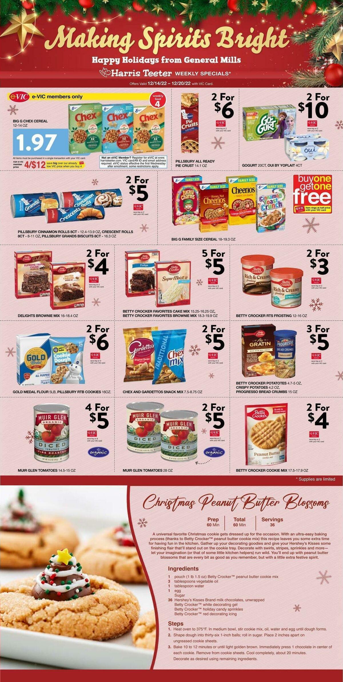 Harris Teeter Weekly Ad from December 14