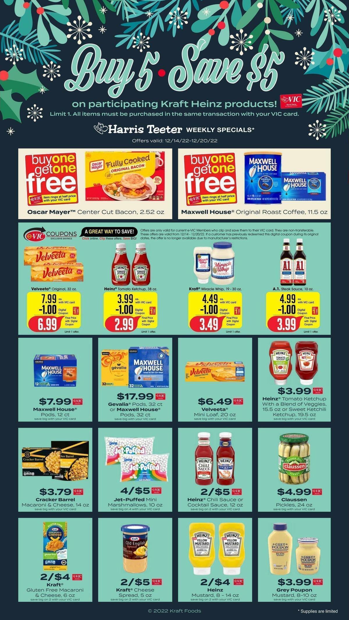 Harris Teeter Weekly Ad from December 14