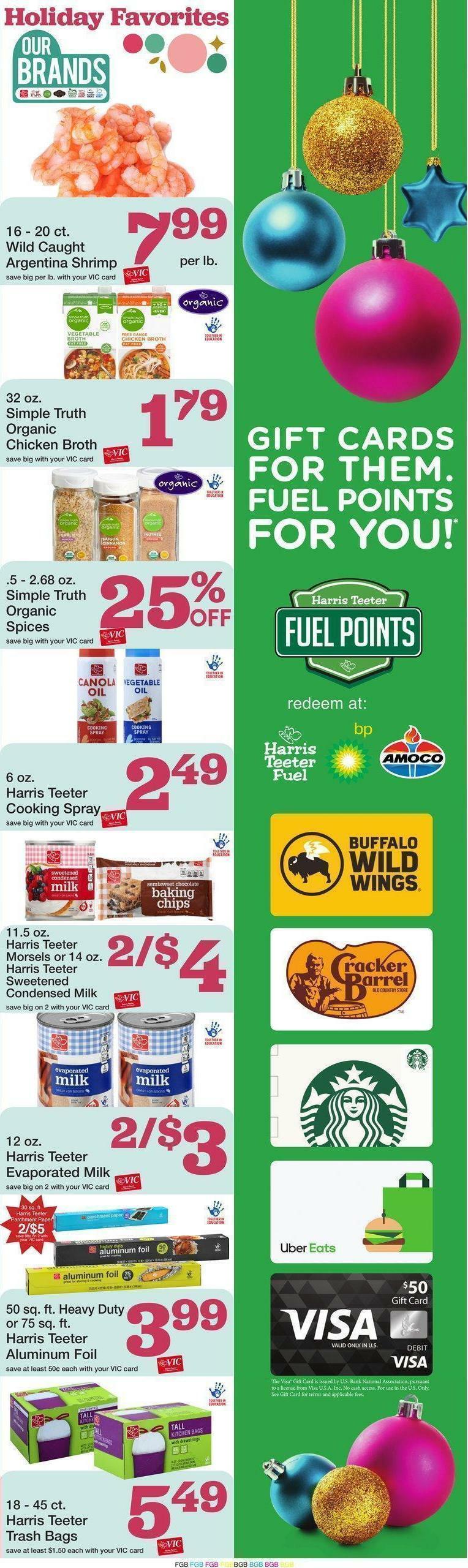 Harris Teeter Weekly Ad from December 14