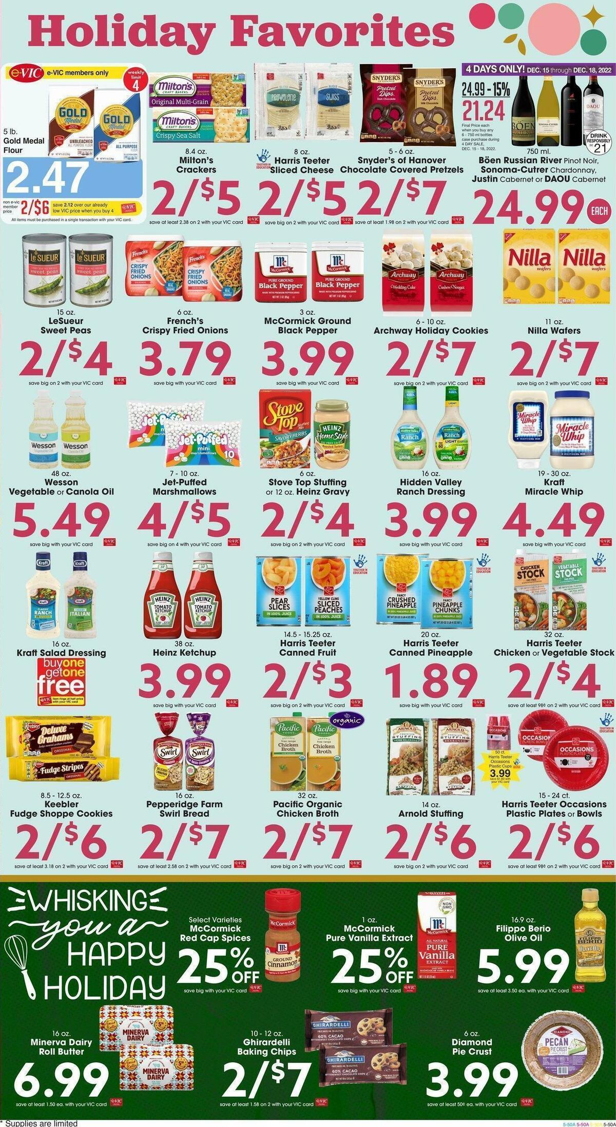 Harris Teeter Weekly Ad from December 14