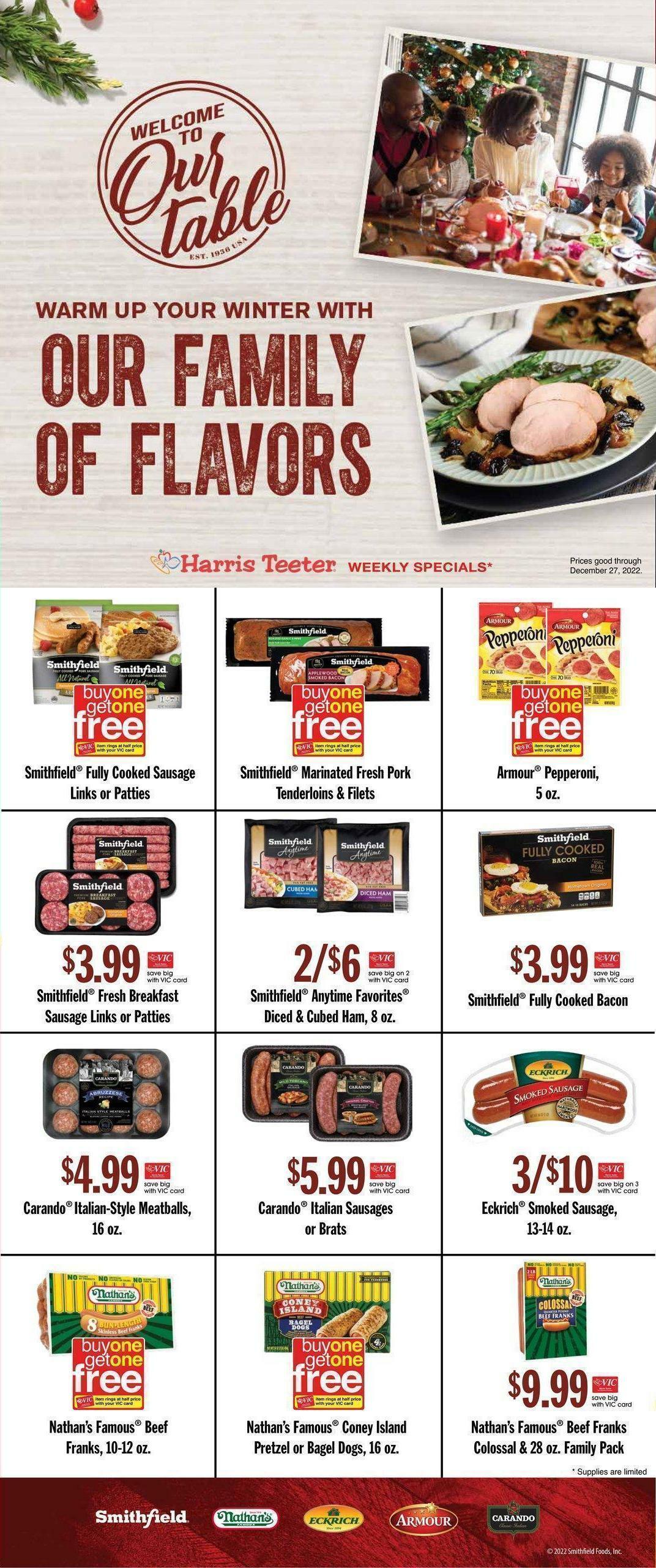 Harris Teeter Weekly Ad from December 21