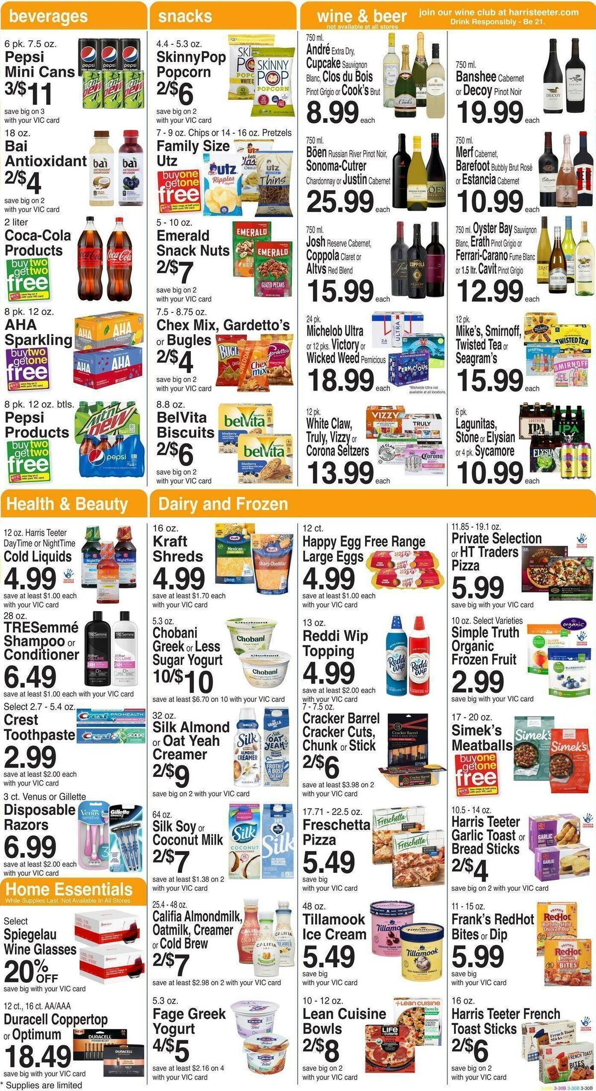 Harris Teeter Weekly Ad from December 21