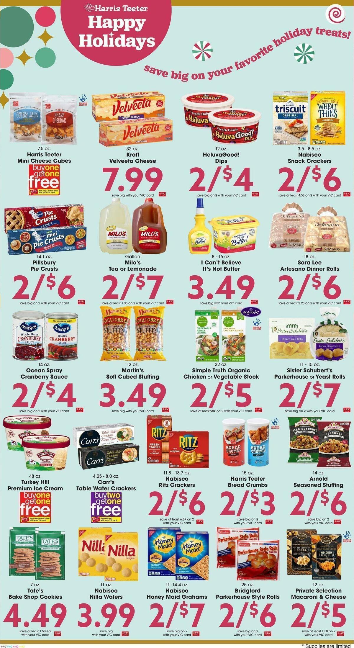 Harris Teeter Weekly Ad from December 21