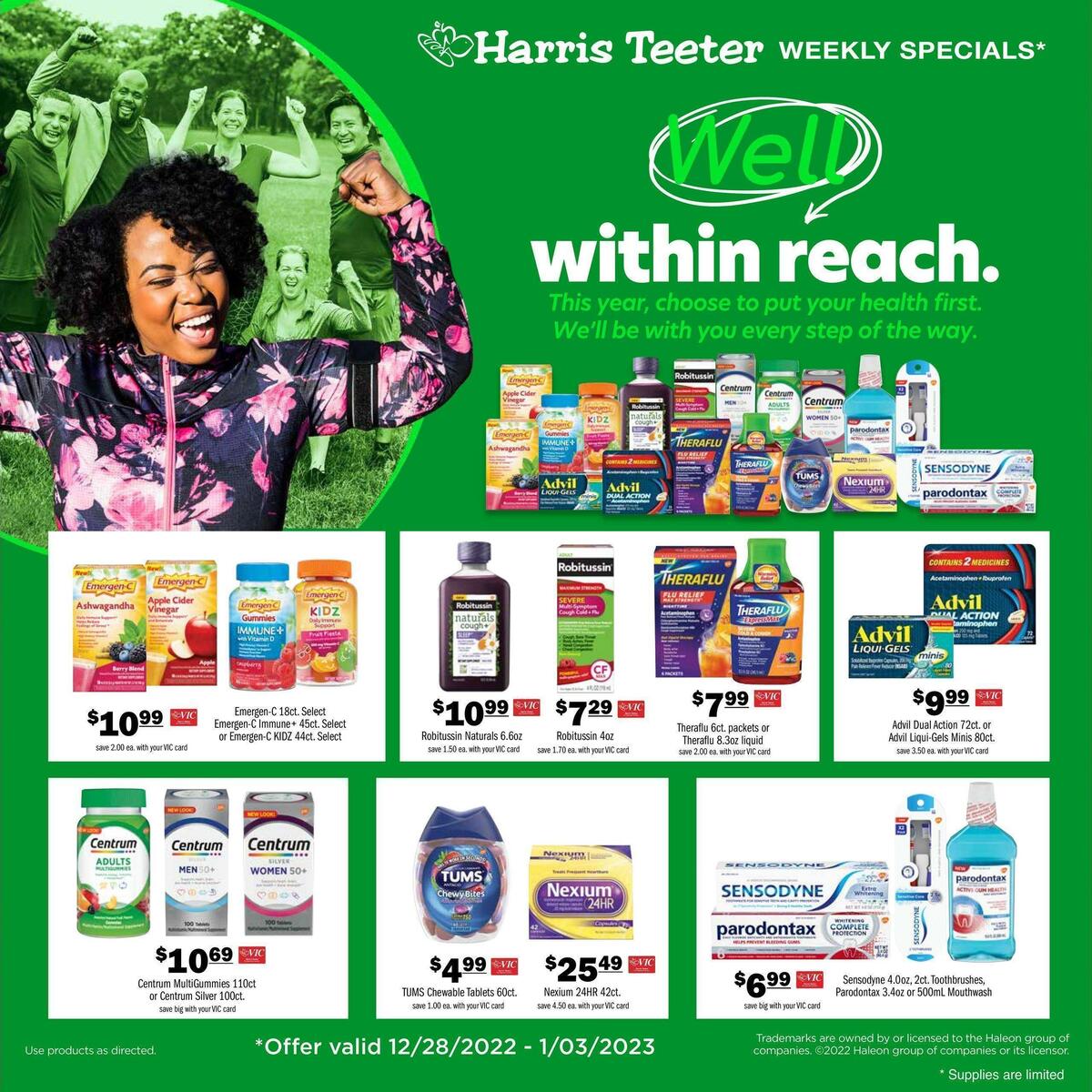Harris Teeter Weekly Ad from December 28