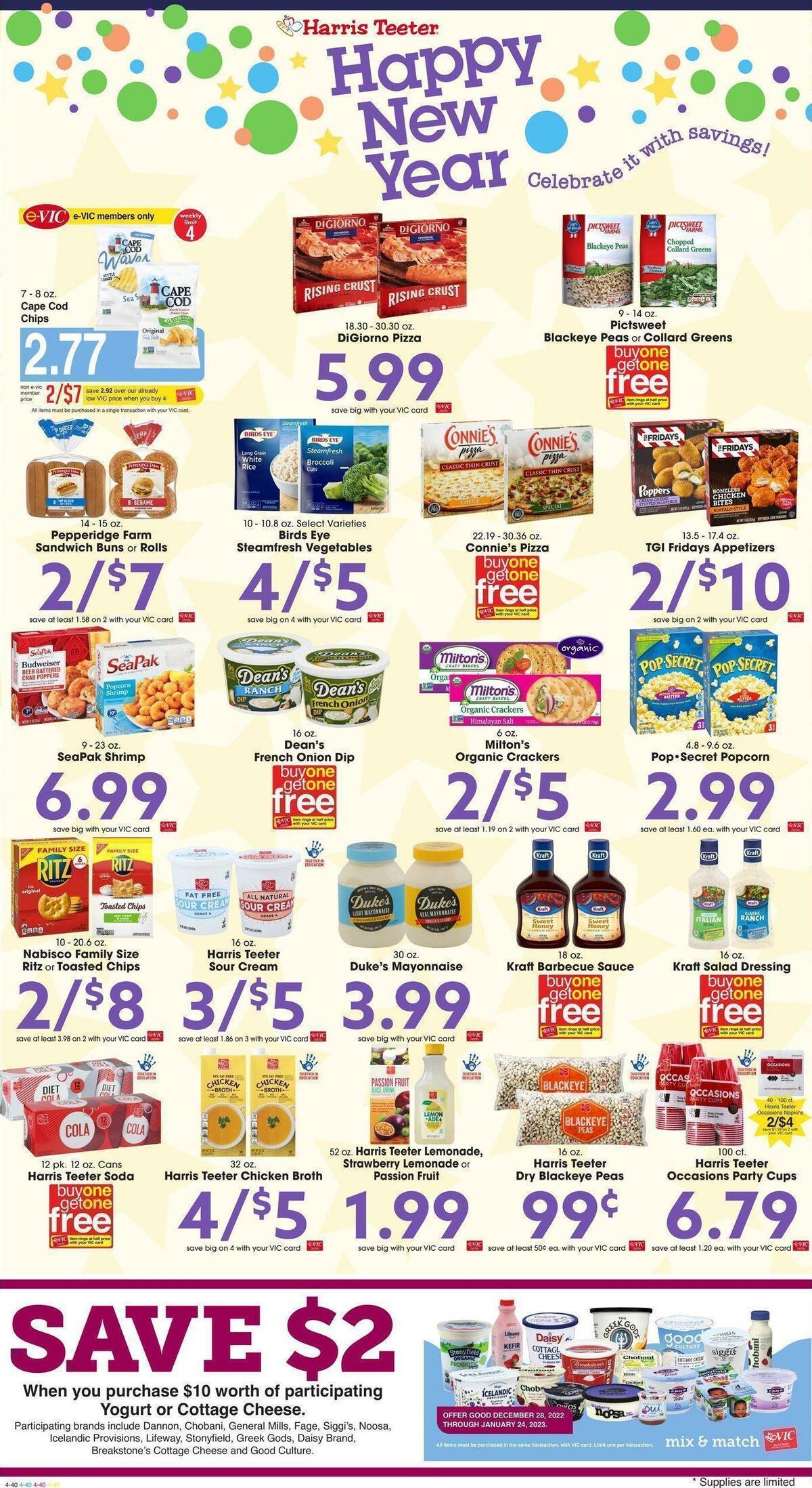 Harris Teeter Weekly Ad from December 28