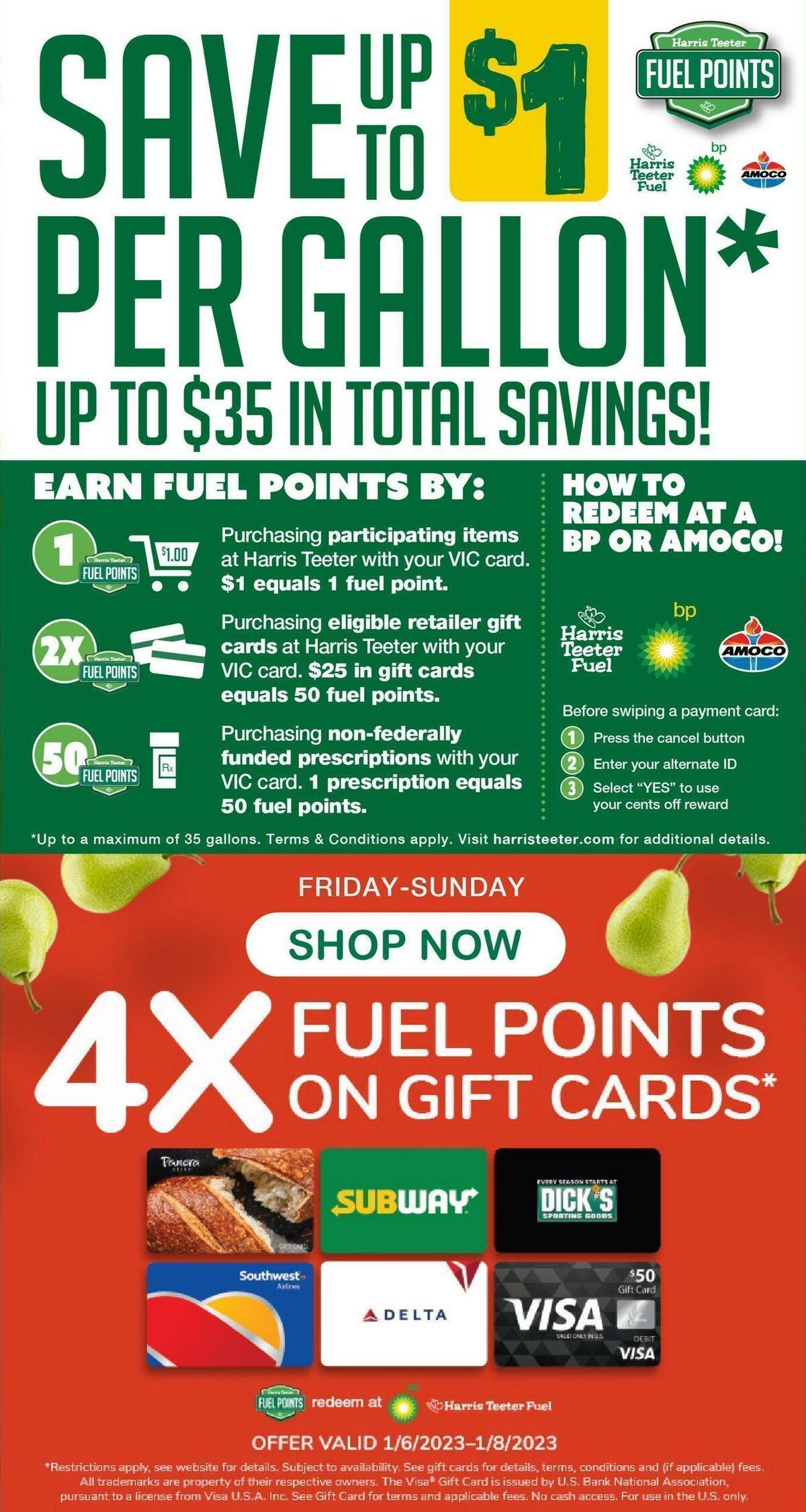 Harris Teeter Weekly Ad from January 4