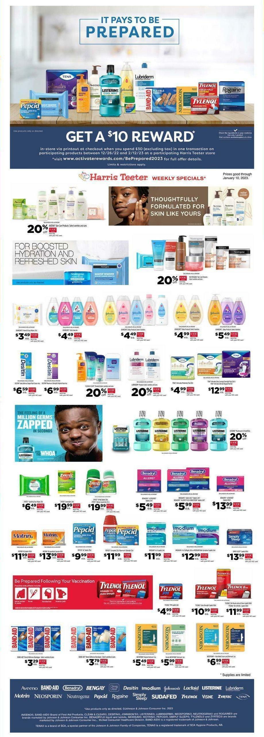 Harris Teeter Weekly Ad from January 4