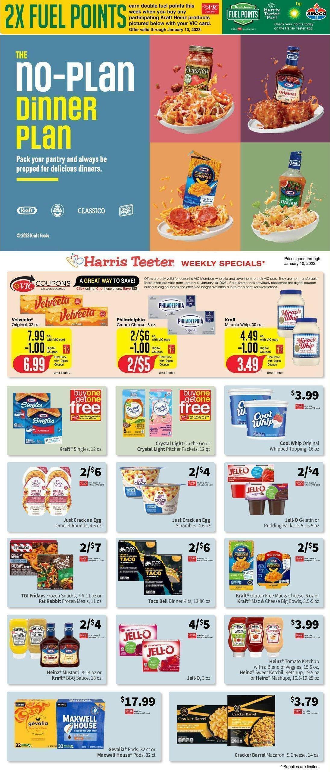 Harris Teeter Weekly Ad from January 4