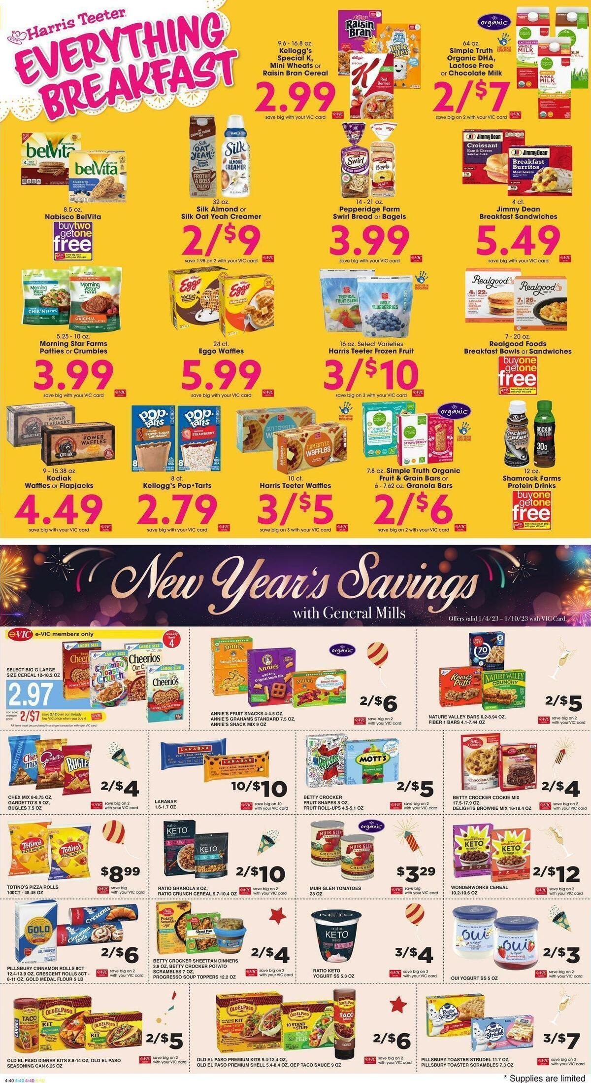 Harris Teeter Weekly Ad from January 4