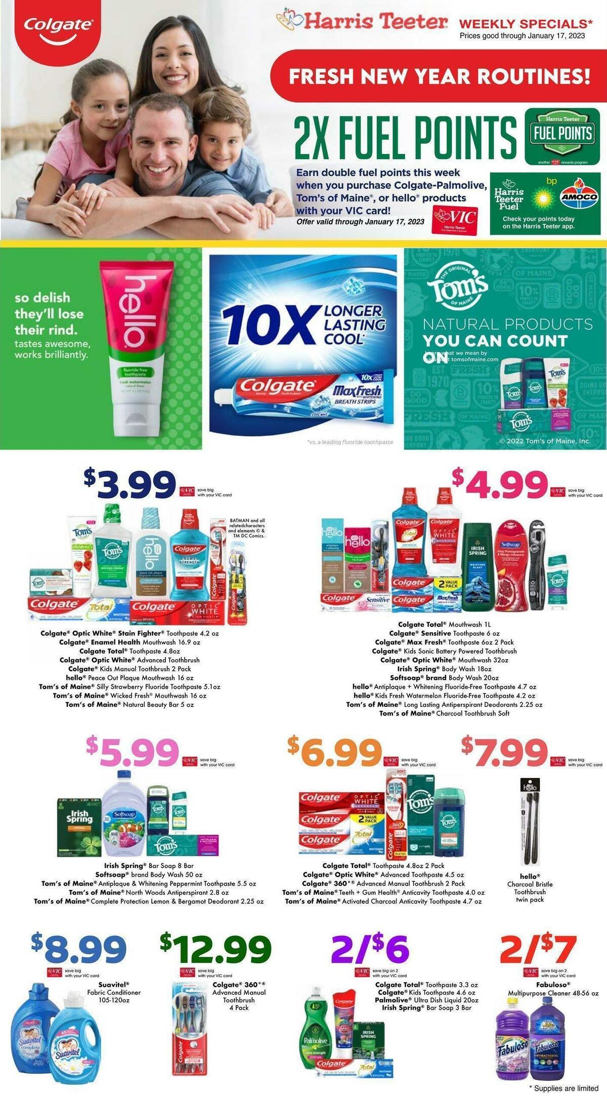 Harris Teeter Weekly Ad from January 11