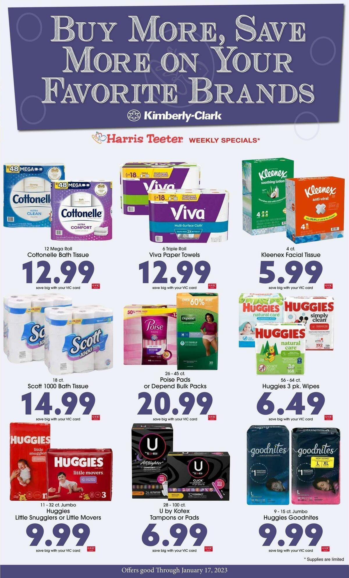 Harris Teeter Weekly Ad from January 11