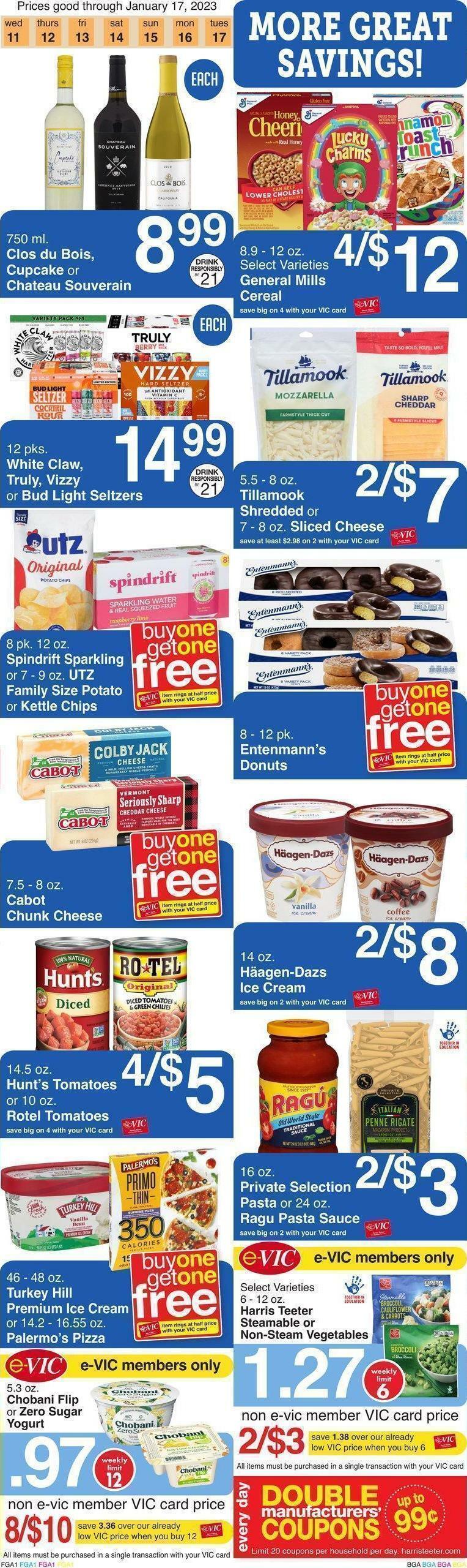 Harris Teeter Weekly Ad from January 11