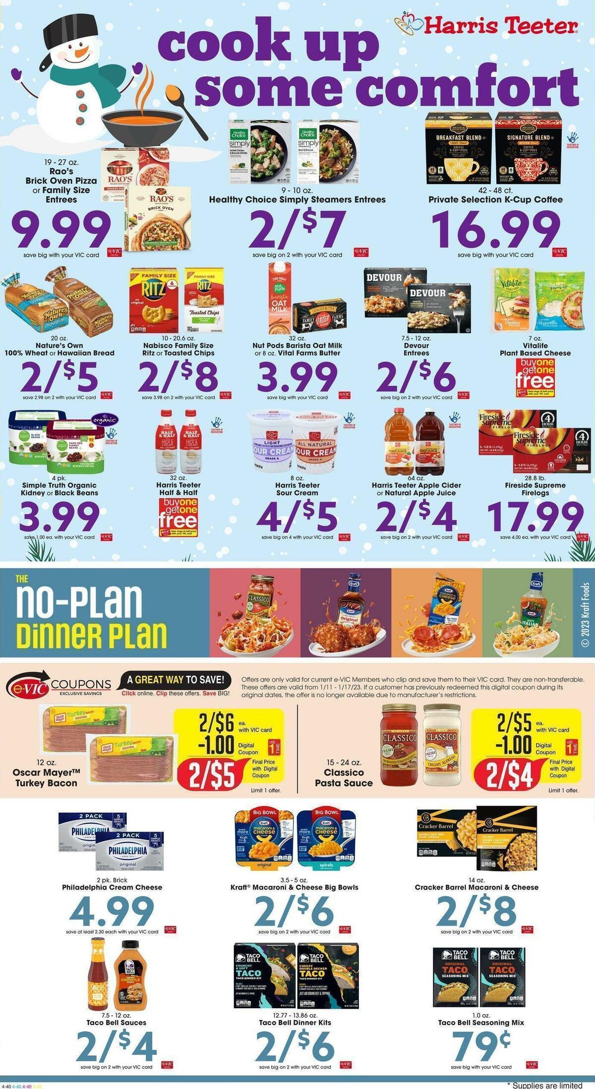 Harris Teeter Weekly Ad from January 11