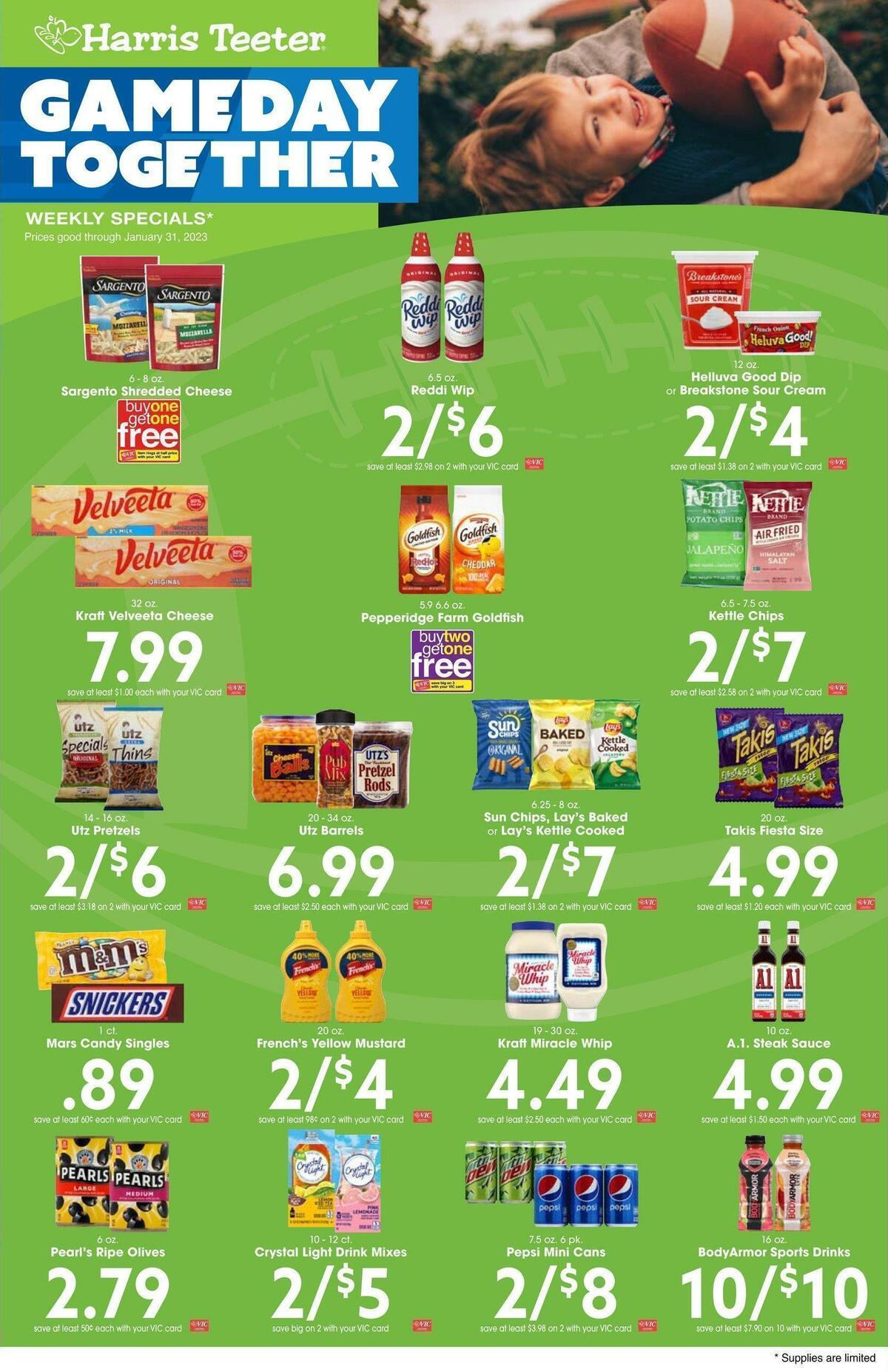 Harris Teeter Weekly Ad from January 25