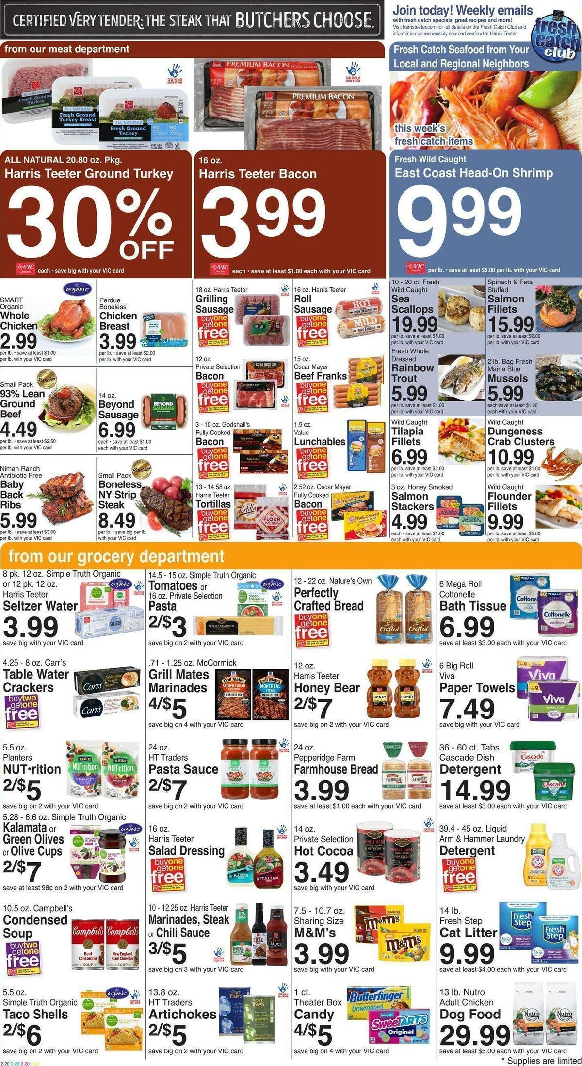 Harris Teeter Weekly Ad from January 25