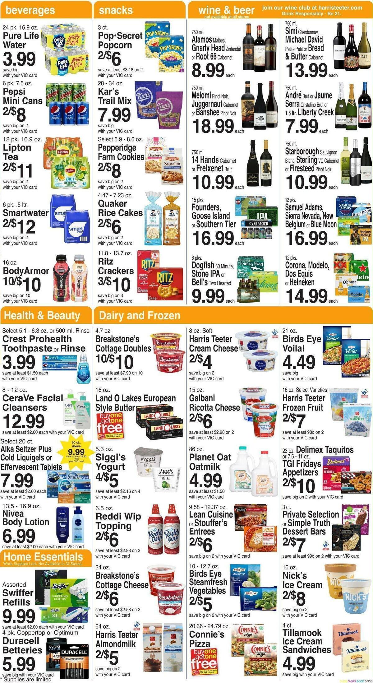 Harris Teeter Weekly Ad from January 25