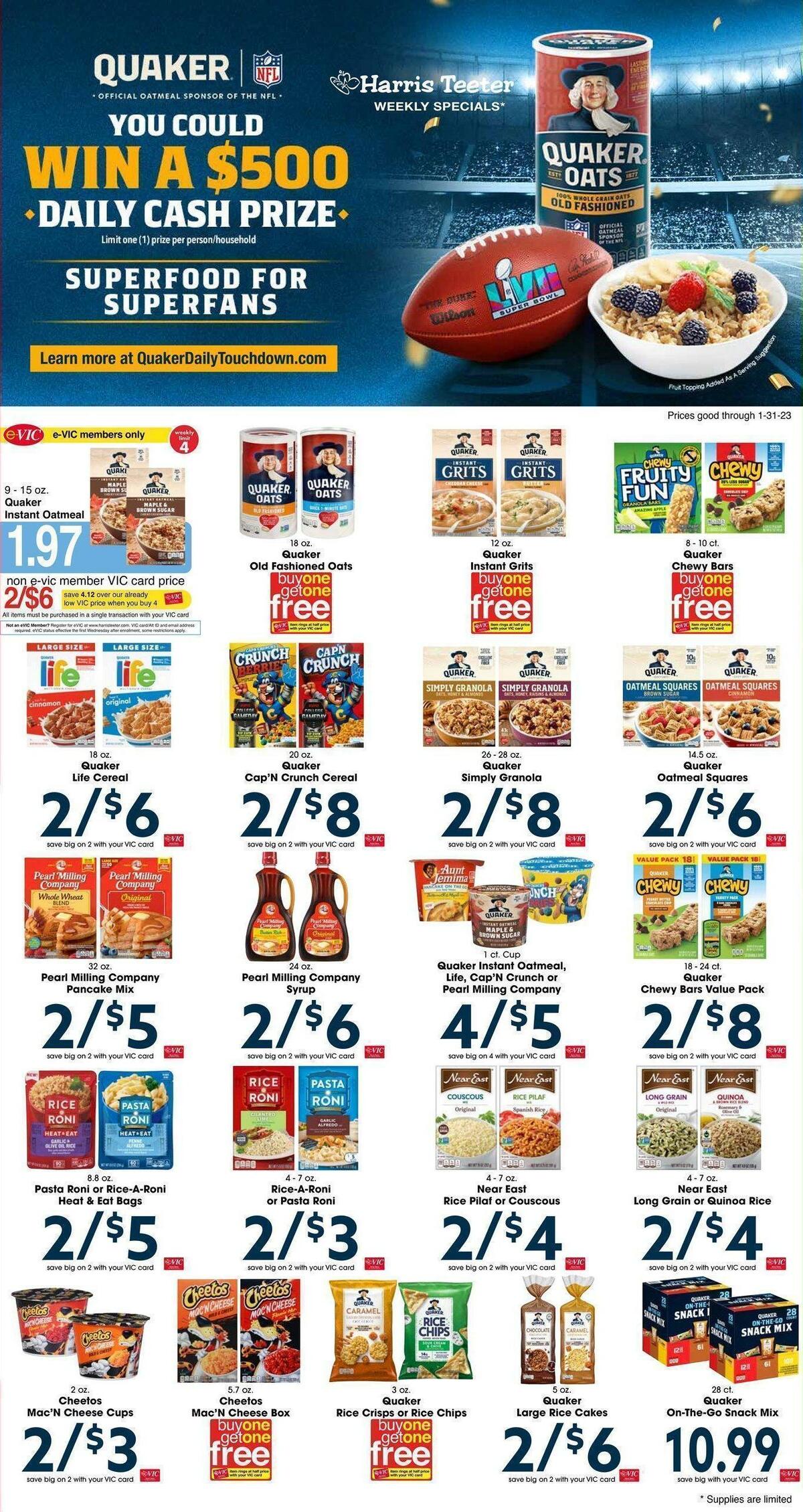 Harris Teeter Weekly Ad from January 25