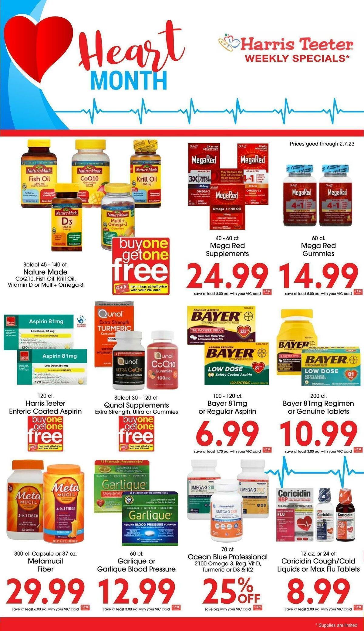 Harris Teeter Weekly Ad from February 1