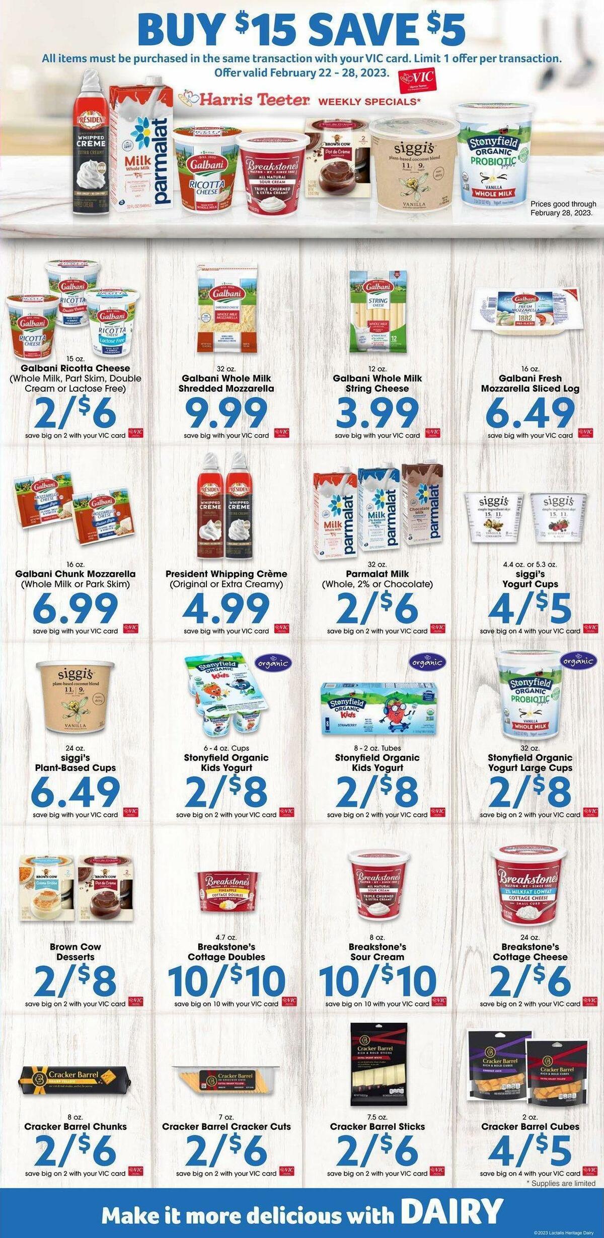 Harris Teeter Weekly Ad from February 22