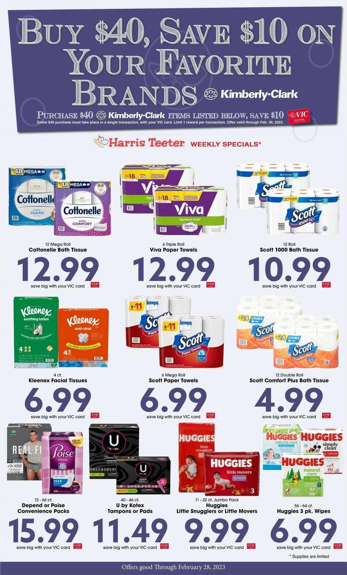 Harris Teeter Weekly Ad from February 22