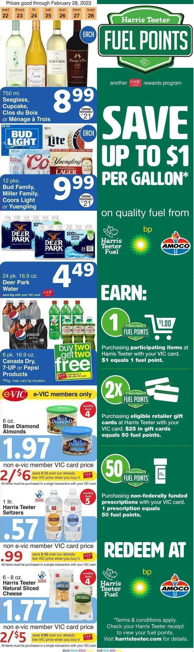 Harris Teeter Weekly Ad from February 22