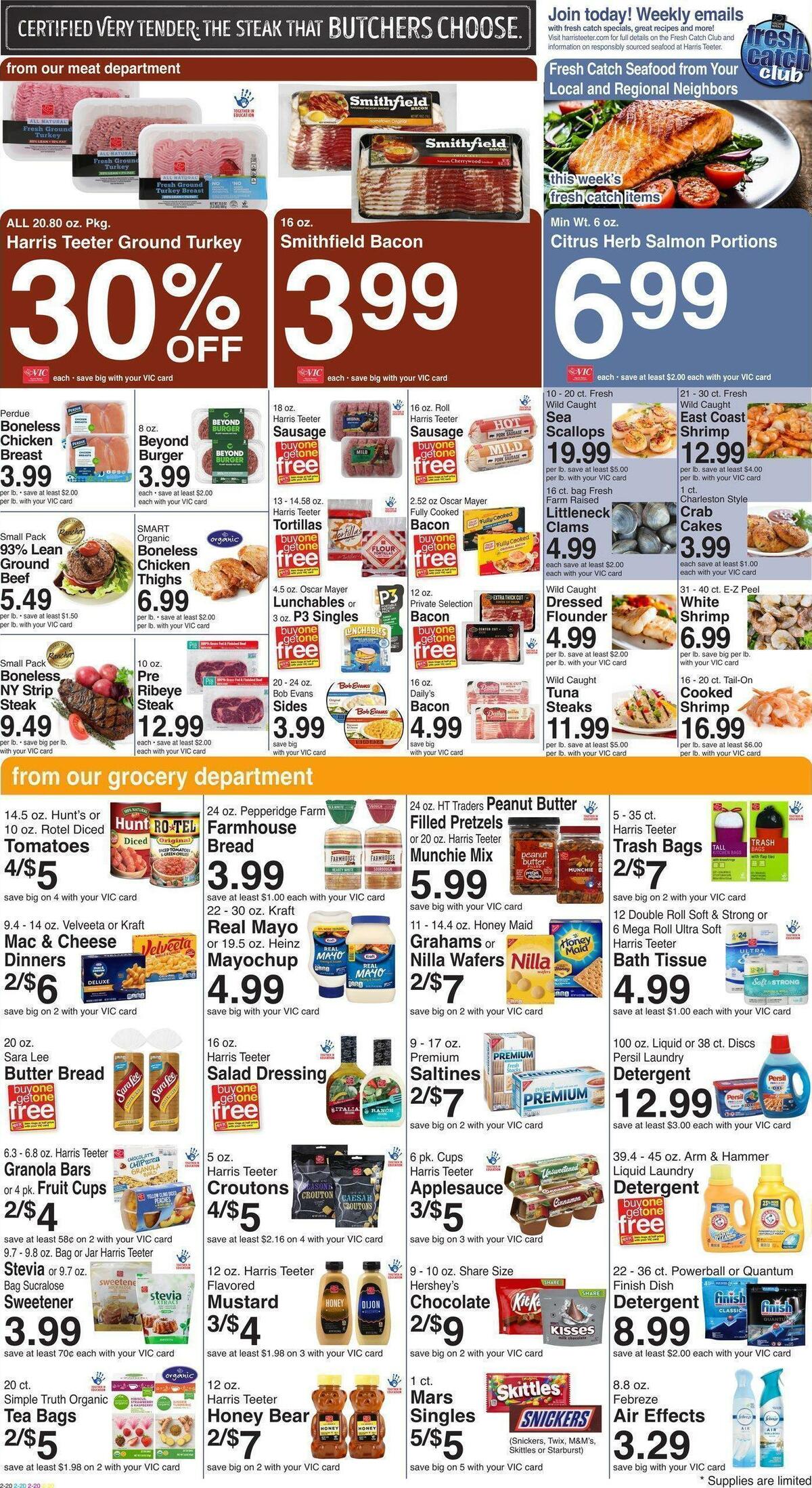 Harris Teeter Weekly Ad from February 22