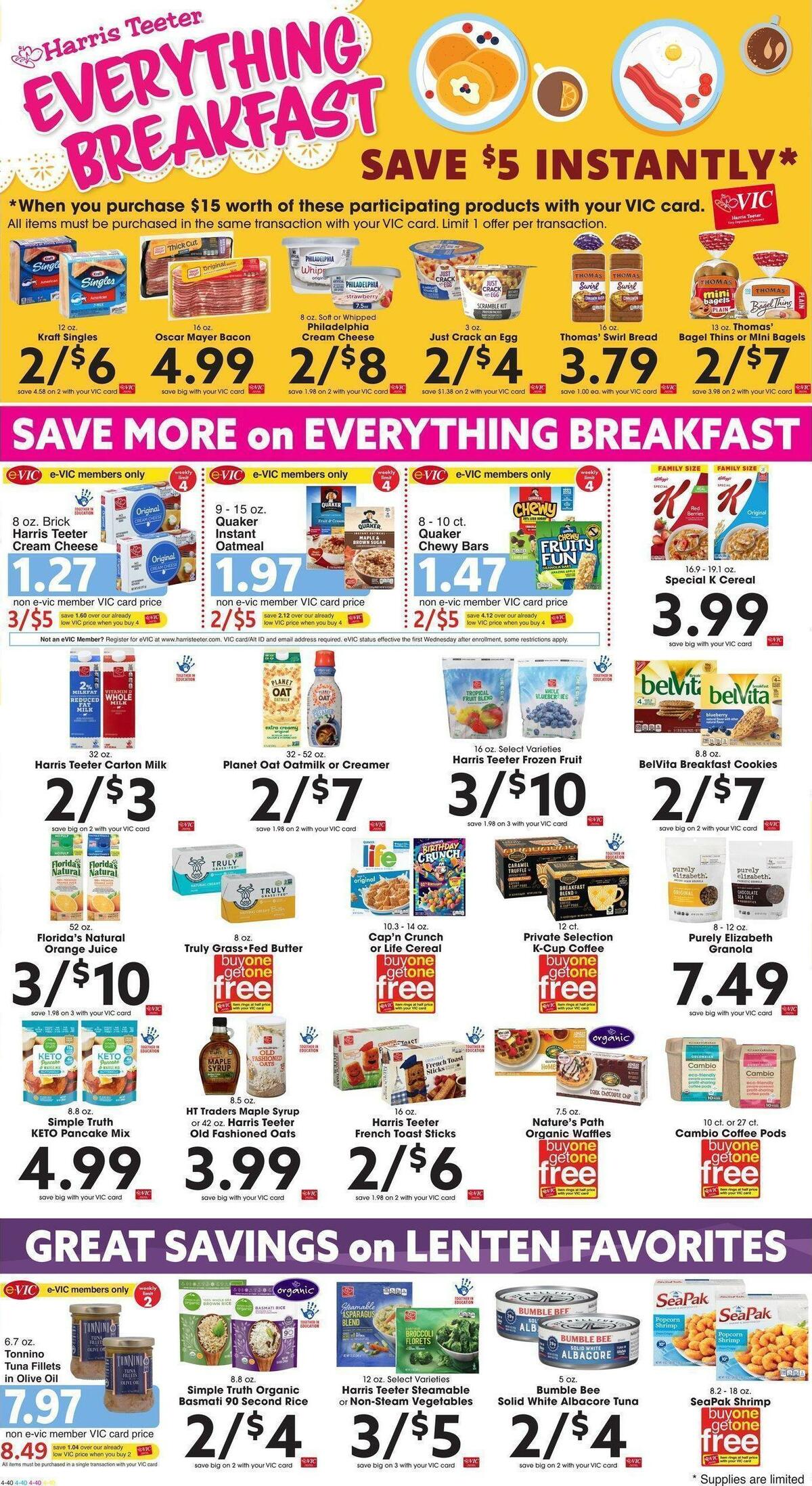 Harris Teeter Weekly Ad from February 22