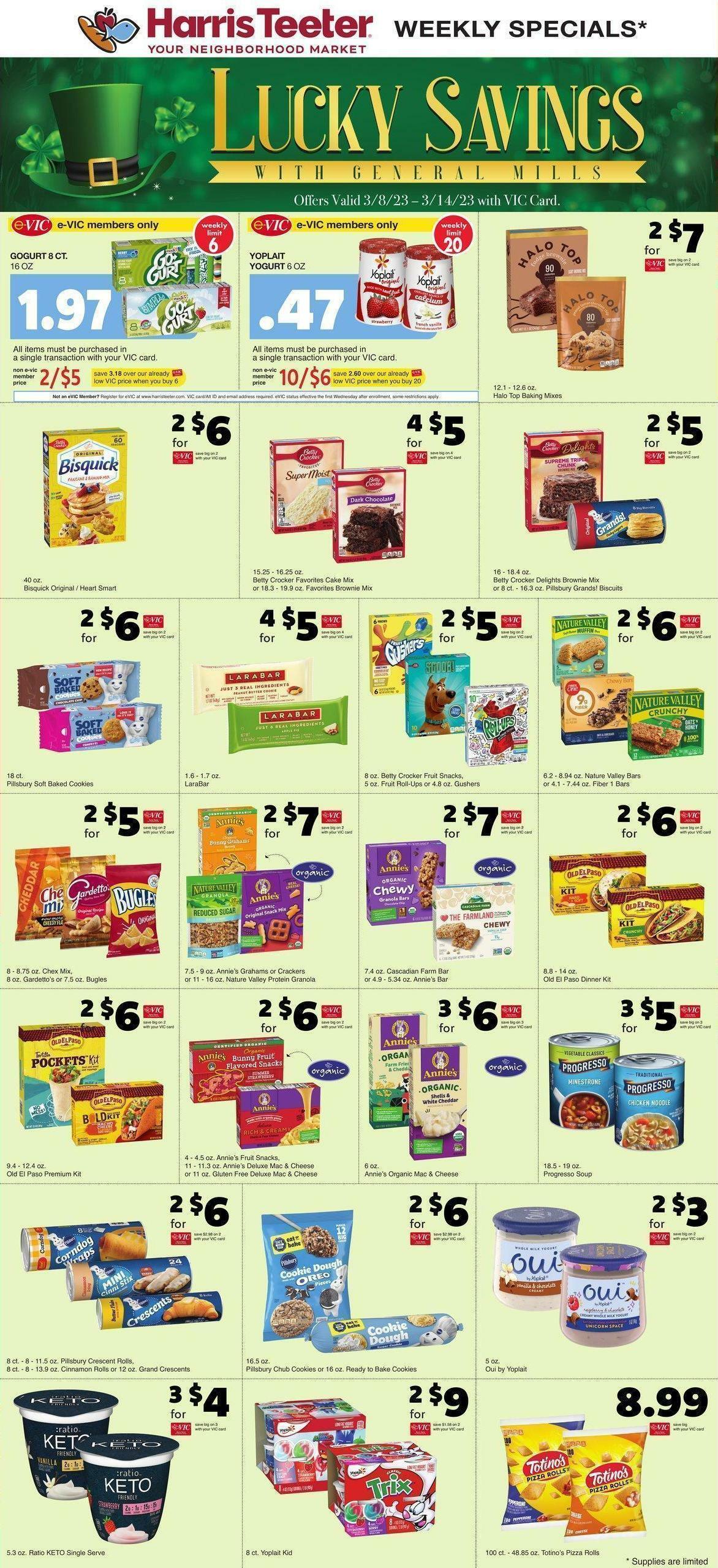 Harris Teeter Weekly Ad from March 8