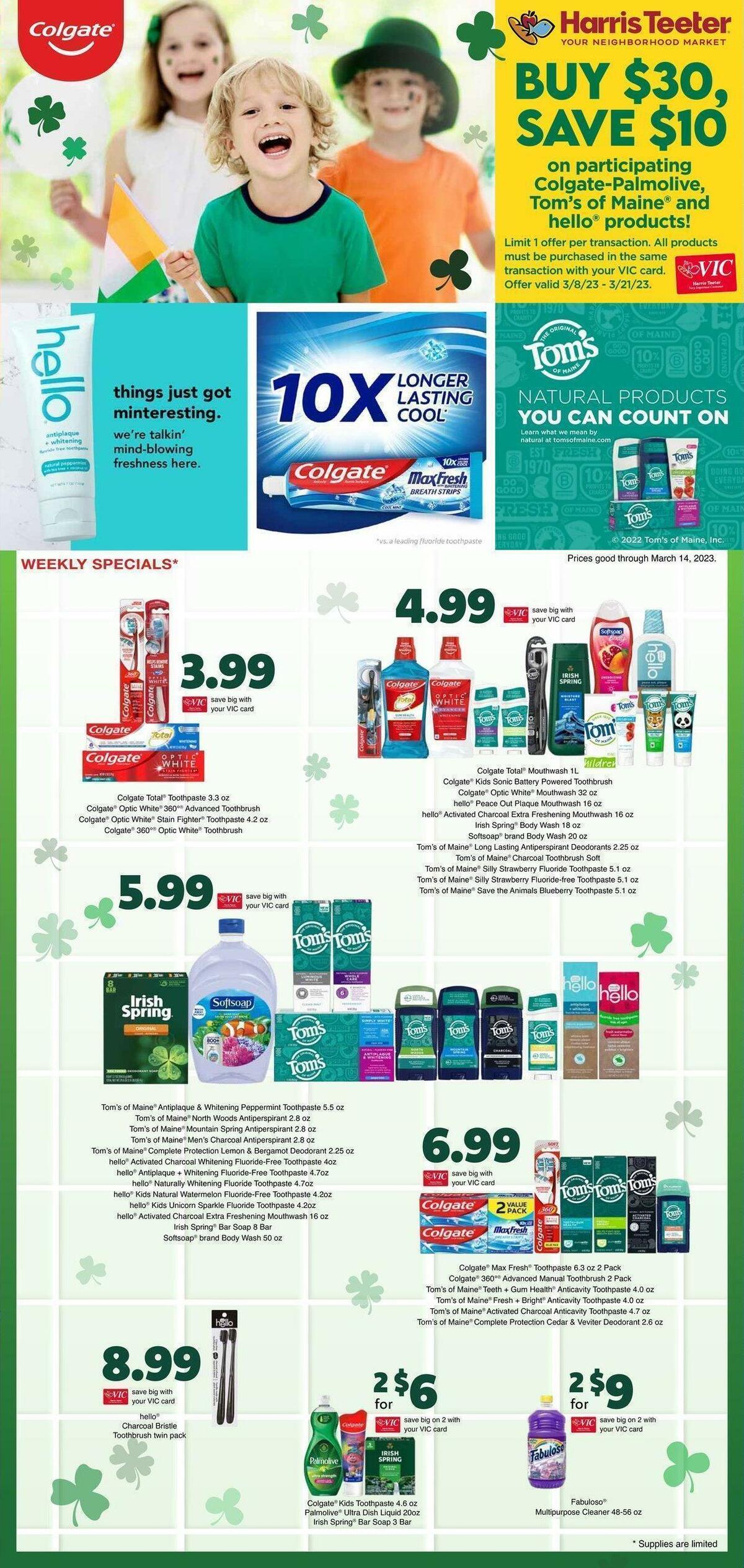 Harris Teeter Weekly Ad from March 8