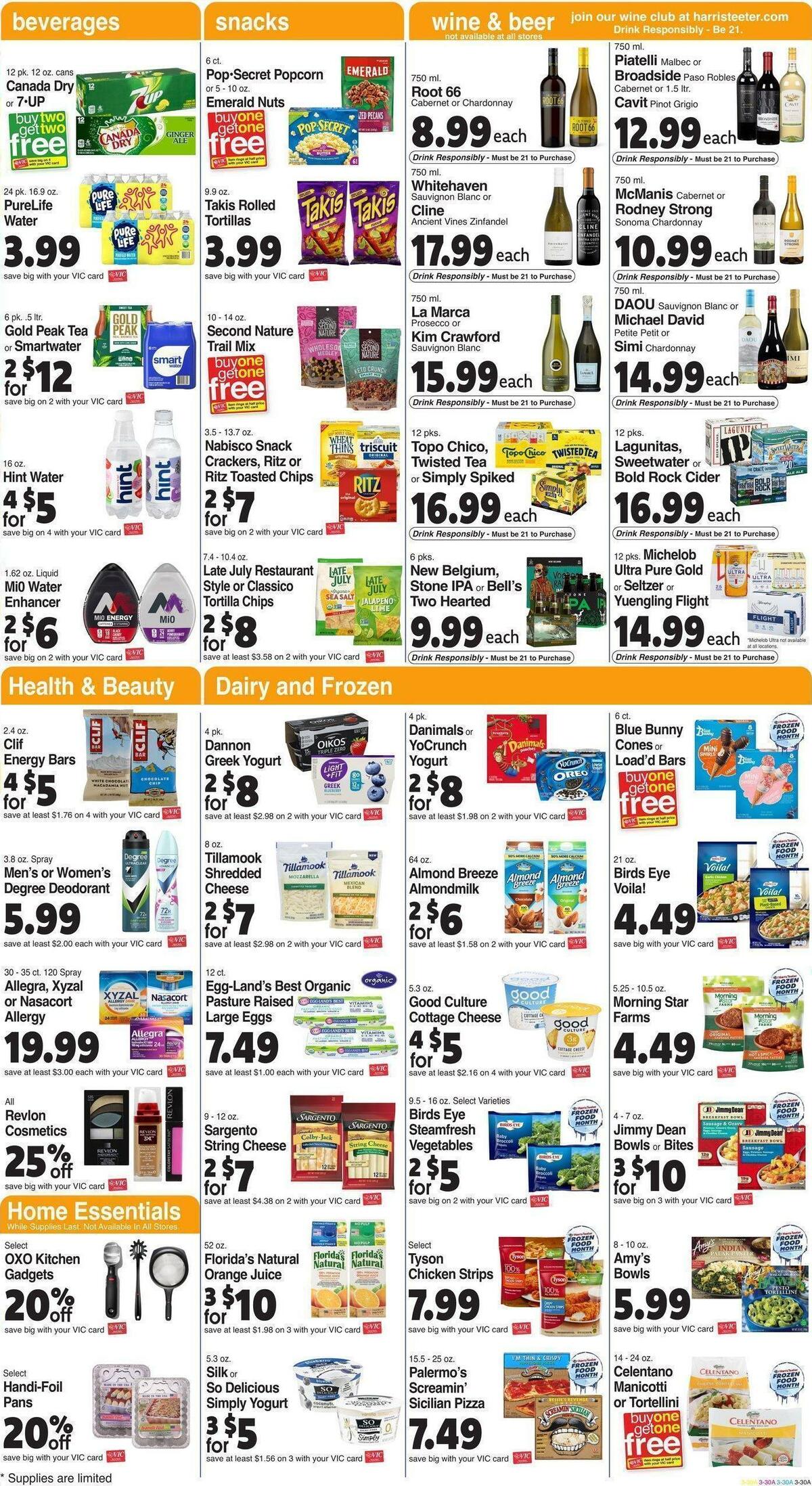 Harris Teeter Weekly Ad from March 8