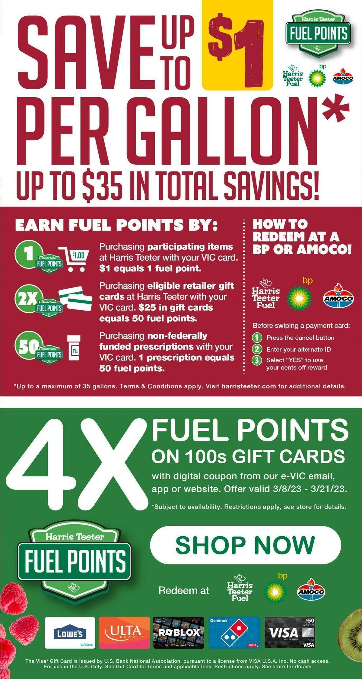 Harris Teeter Weekly Ad from March 8