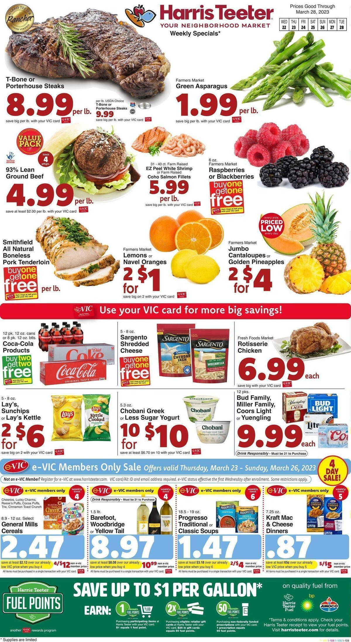 Harris Teeter Weekly Ad from March 22