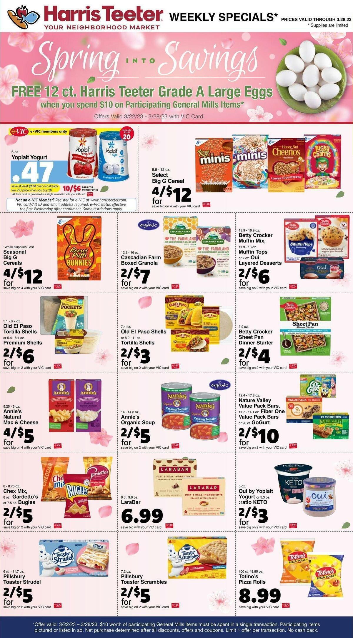 Harris Teeter Weekly Ad from March 22