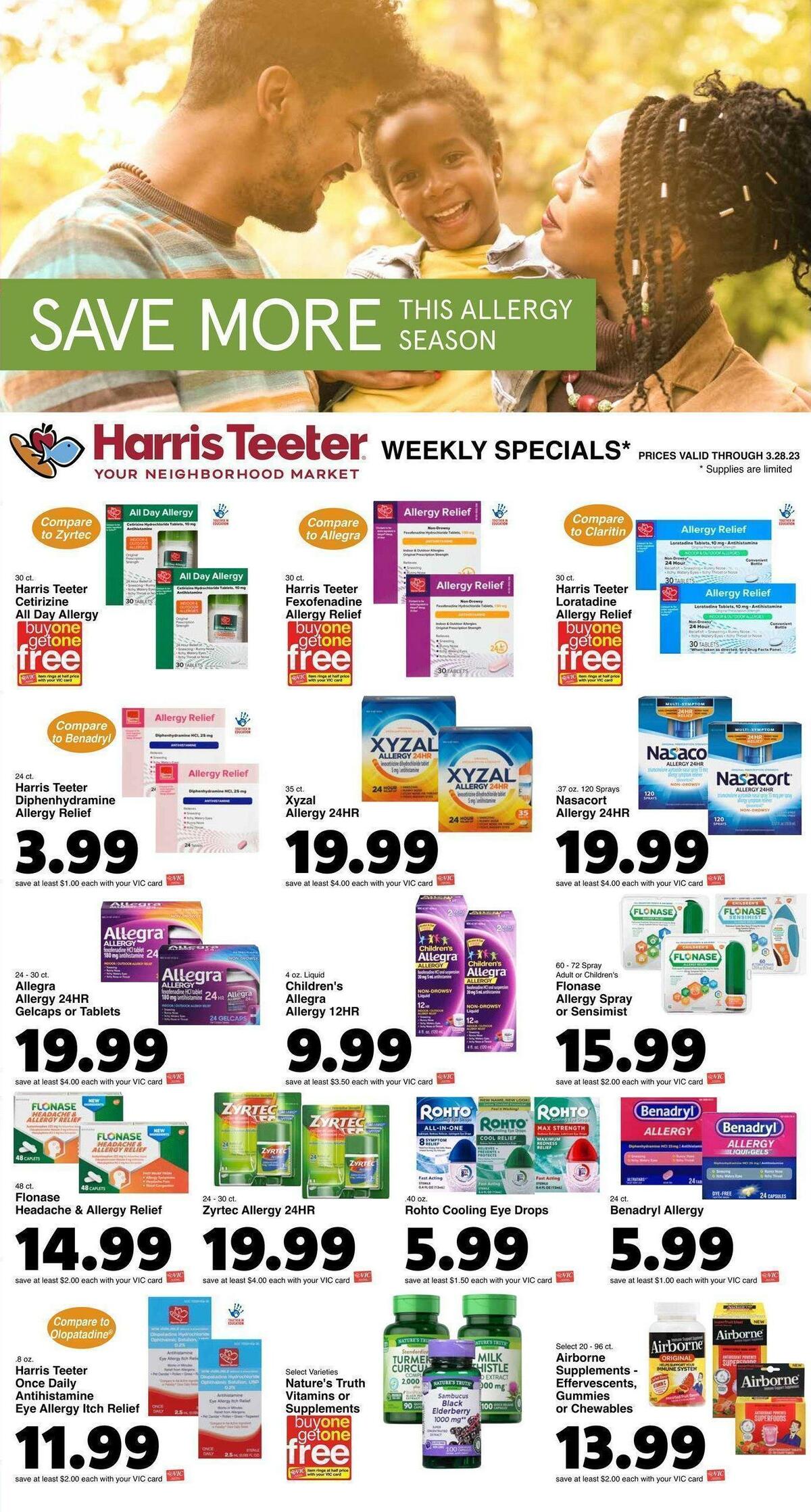 Harris Teeter Weekly Ad from March 22
