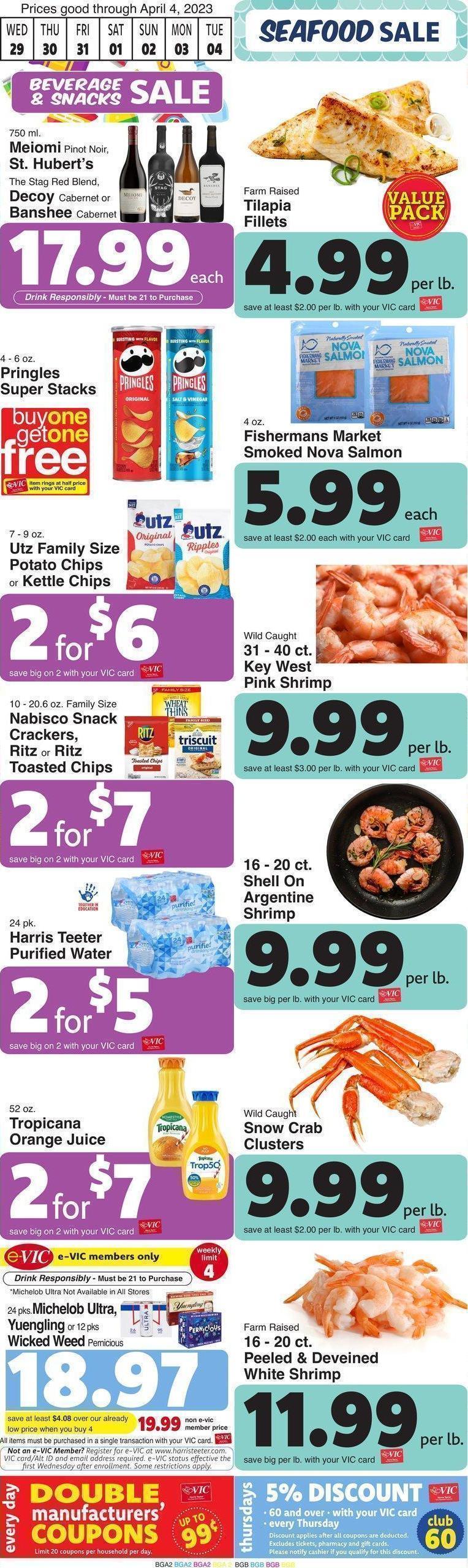 Harris Teeter Weekly Ad from March 29