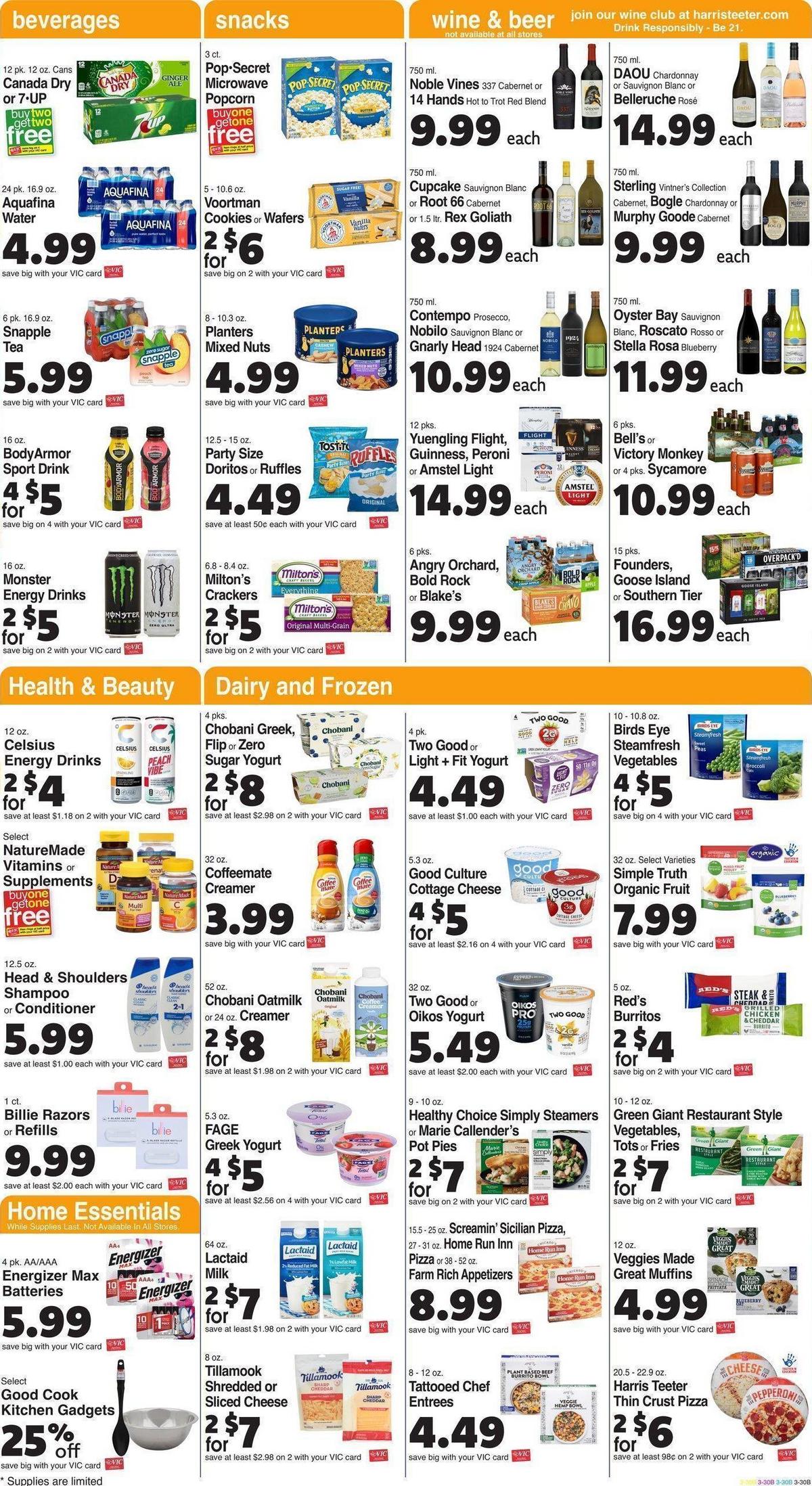 Harris Teeter Weekly Ad from March 29