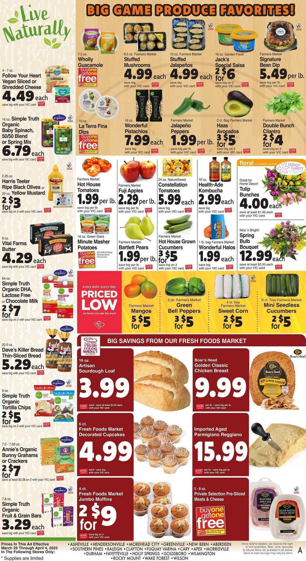 Harris Teeter Weekly Ad from March 29