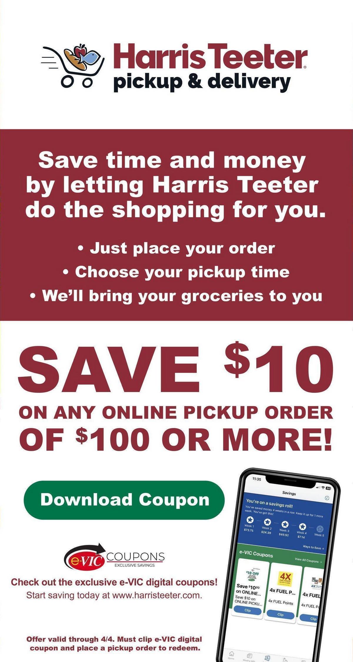 Harris Teeter Weekly Ad from March 29